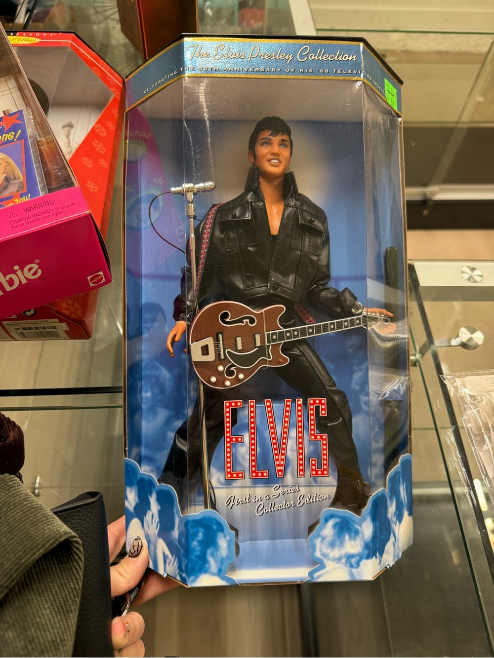 Elvis Presley Collector Figure with Brown Guitar - The Elvis Presley Collection